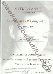 eyelash-extensions-certificate-kristi-Gailan